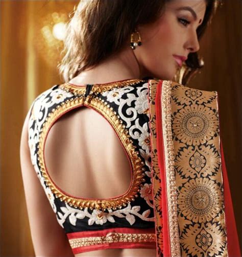 Best Blouse Back Neck Designs 2021 Front And Back For Sarees