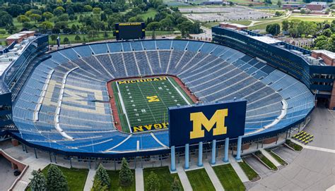 Michigan Stadium Capacity Cost Rank And Overview School Drillers