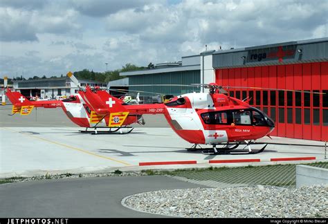 Hb Zrf Eurocopter Ec 145 Rega Swiss Air Ambulance Mirko Bleuer