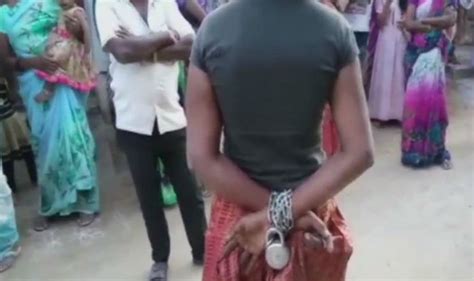 Telangana 25 Year Old Girl Chained By Brother Sister In