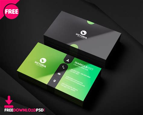 Get best custom business cards online for personal & professional use. Free Download Simple Business Card | FreedownloadPSD.com