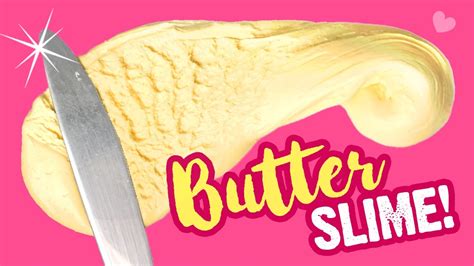 Diy Butter Slime Without Clay Easy Butter Slime Recipe No Borax No