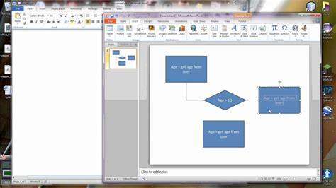 Using Microsoft Office To Draw Flowcharts Youtube