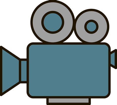 Movie Camera Clip Art Library