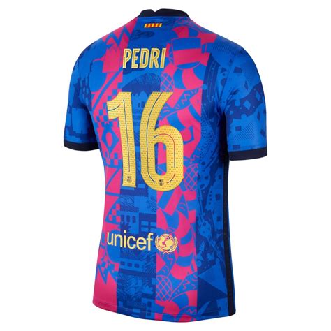 Pedri Barcelona Nike 202122 Third Stadium Breathe Replica Player