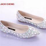 Dressy Flat Silver Shoes Images