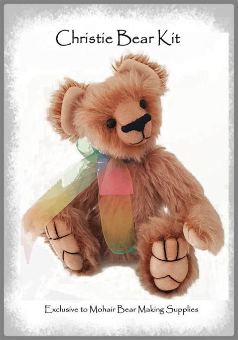 Christie Teddy Bear Kit 12 31cm In Mohair