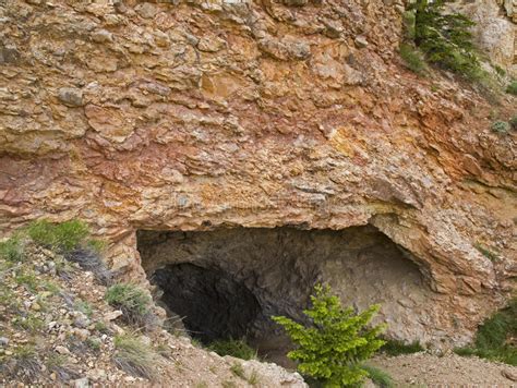 Cave Entrance On Spirit Mountain Stock Photo Image Of
