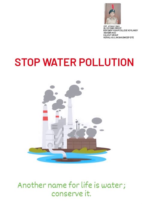 Stop Water Pollution India Ncc