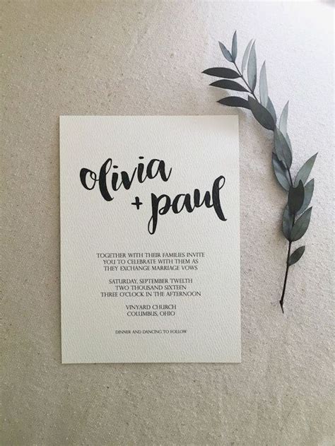 Awesome 92 Inexpensive Simple Wedding Invitations Ideas B