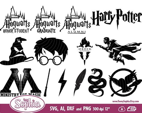 Pin by Ashley Foster Okel on Cricut (With images) | Hogwarts silhouette