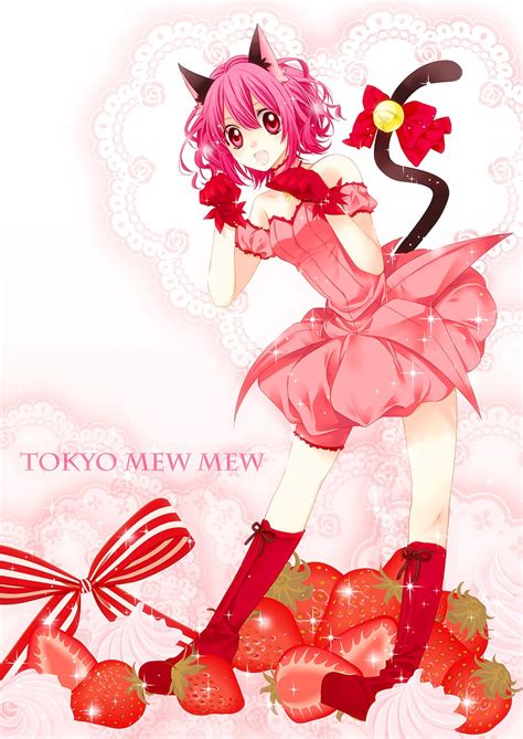 Momomiya Ichigo And Mew Ichigo Tokyo Mew Mew Drawn By