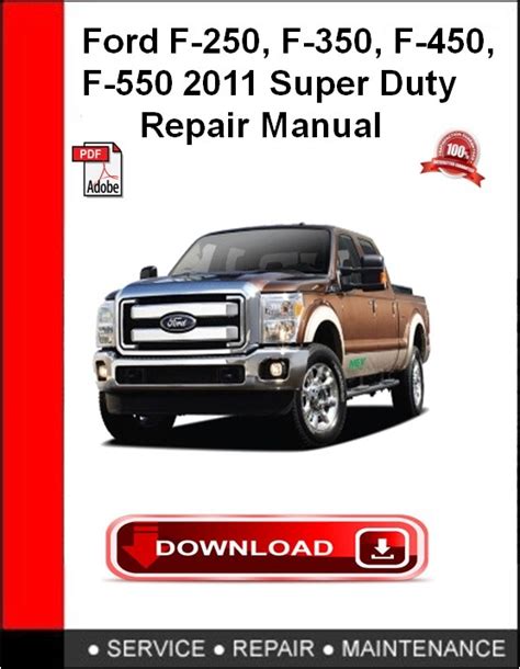 Ford F 250 F 350 F 450 F 550 2011 Super Duty Repair Autoservicerepair