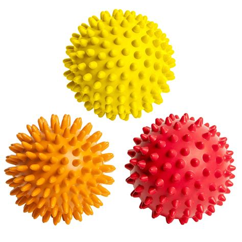 Buy Octorox Spiky Massage Balls For Feet Back Hands Muscles 3 Soft To Firm Spiked Massager