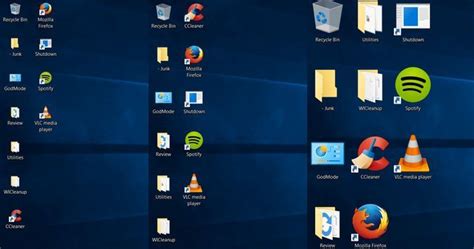 How To Change The Icon Size In Windows 10 Windows 10 Desktop Icons