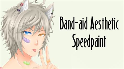 Band Aid Aesthetic Speedpaint Youtube