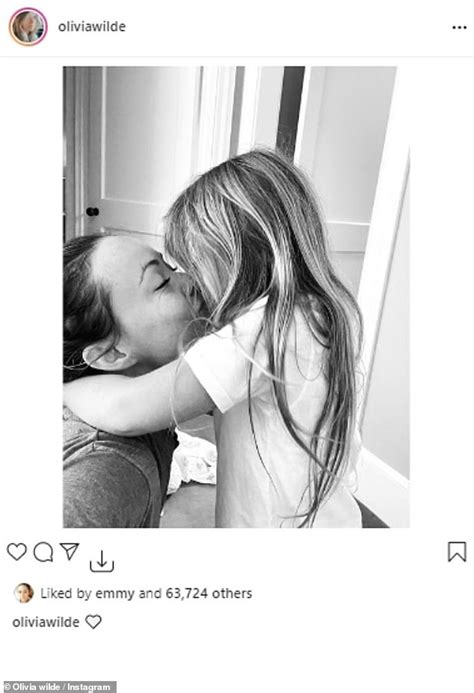 Olivia Wilde Shares A Sweet Snap With Her Four Year Old Daughter Daisy