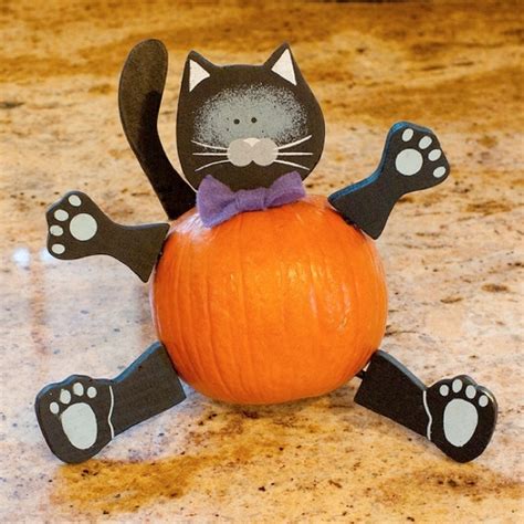 Funny Animal Pumpkin Without Carving ~ Ideas Arts And Crafts Projects