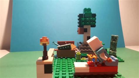 Lego Minecraft Ep3 Alla Ricerca Di Herobrine Youtube