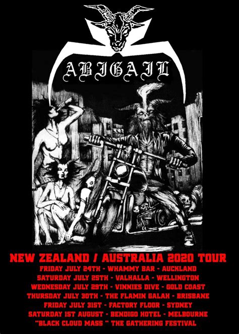 Japanese Black Metal Act Abigail Announces Australia Tour Dates The