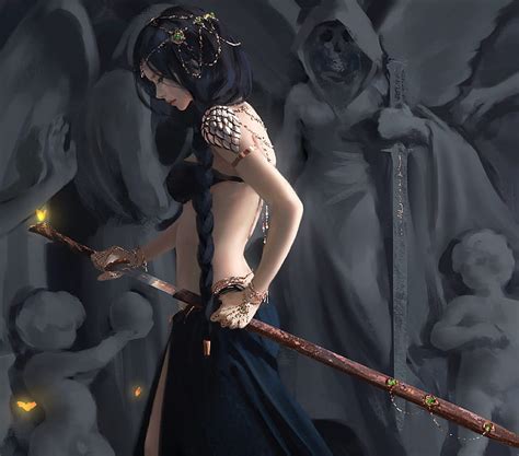Fantasy Women Warrior Woman Warrior Hd Wallpaper Wallpaperbetter