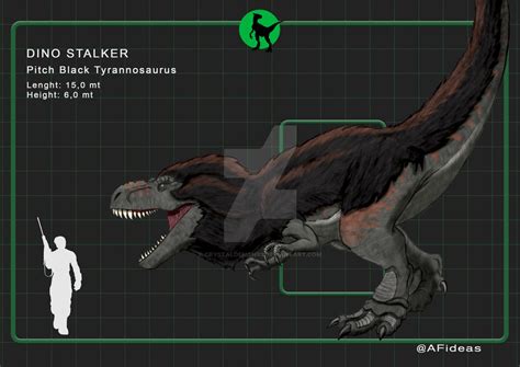 Dino Stalker File Pitch Black Tyrannosaurus By Crystaldemon93 On