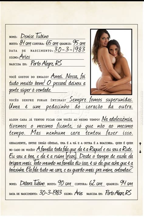 Nackte Denise Tubino In Playbabe Magazine Brasil
