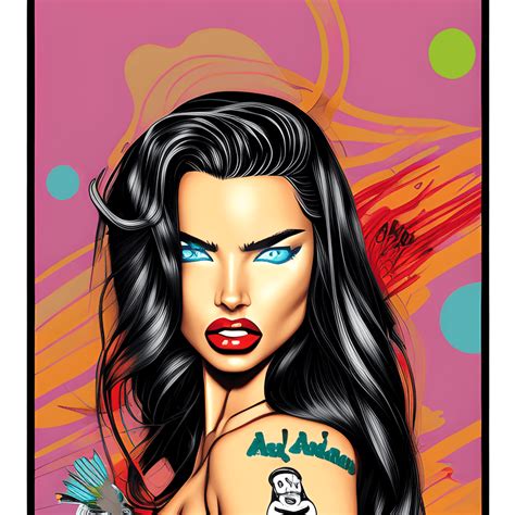 Adriana Lima Drawing · Creative Fabrica