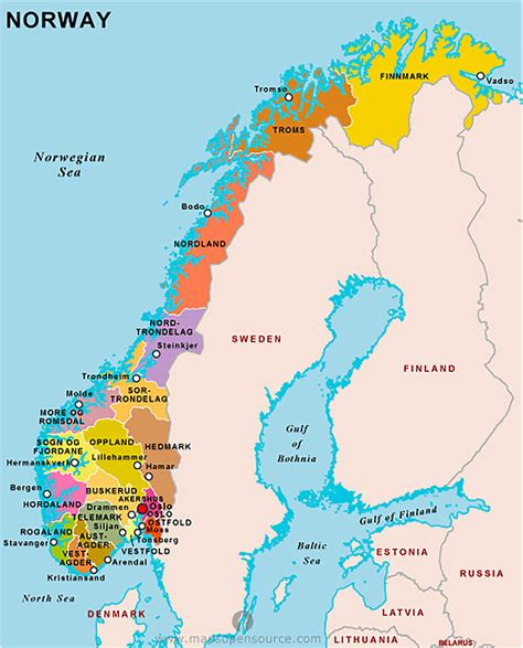 The Map Of Study Region Finnmark Norway Download