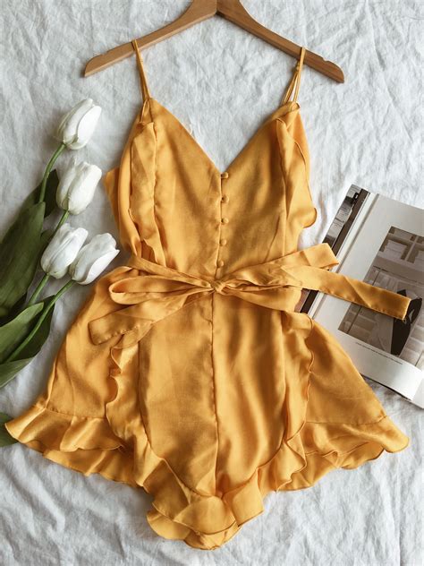 Flatlay • Flat Lay • Yellow Romper • Forever 21 • Spring Summer Outfit
