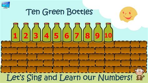 Ten Green Bottles Nursery Rhyme Youtube