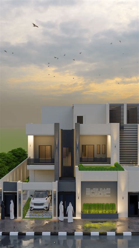 Modern Duplex Villas Riyadh Saudi Arabia On Behance
