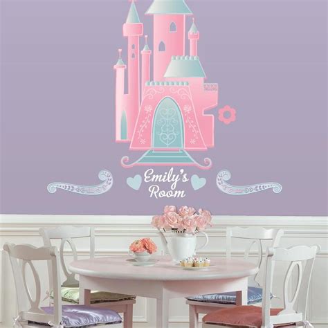 Disney Princess Castle Peel And Stick Giant Wall Decal W