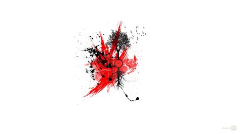 Red And Black Paint Splatter Hd Wallpaper Wallpaper Flare