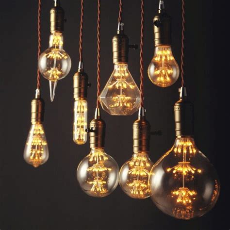 2w E14 Decorative Led Flame Bulb Vintage Retro Edison