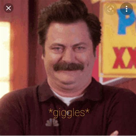 Ron Swanson Giggle Blank Template Imgflip