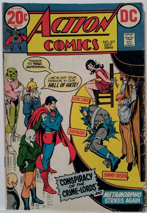Vintage Comic Book Covers Dc Comic Books Comic Covers Comics