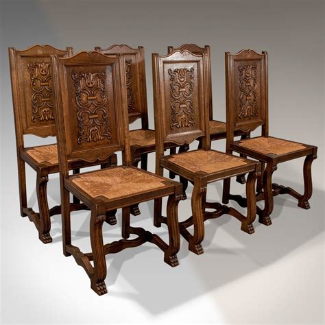 Enjoy free shipping on most stuff, even big stuff. Antique Oak Set Of 6 French Kitchen Dining Chairs ...