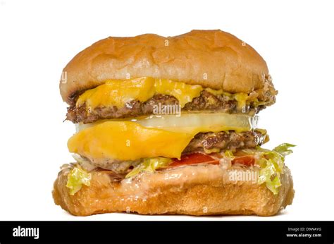 Gross Disgusting Fatty Greasy Unhealthy Junk Food Cheeseburger