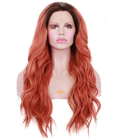 Orange Ombre Lace Front Wig Lace Front Wigs Uk Star Style Wigs