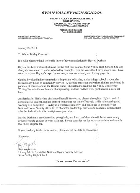 Recommendation Letter From Church Leader • Invitation Template Ideas