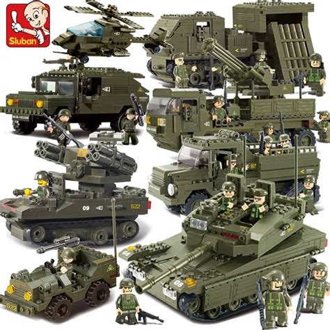 Sluban Compatible Legoed Military Tank World War 2 Army Figures Series
