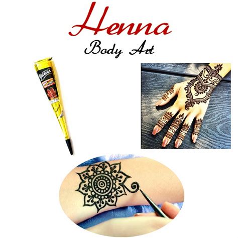 Buy 1 Pcs Indian Mehndi Pure Black Henna Tattoo Paste