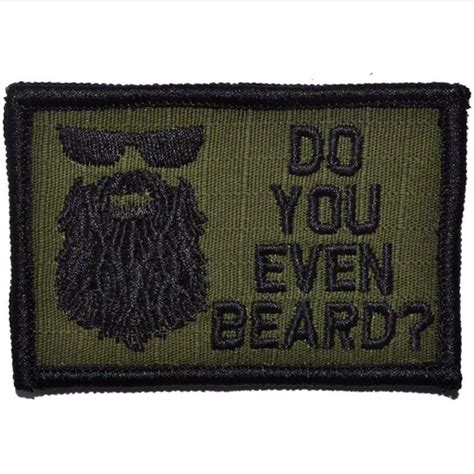 Do You Even Beard Patch 2x3 Morale Patch The Gear House