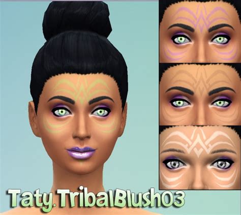 Tribal Blush 03 Sims 4 Makeup