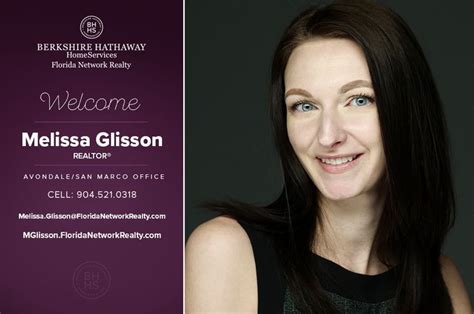 Berkshire Hathaway Homeservices Florida Network Realty Welcomes Melissa Glisson Berkshire