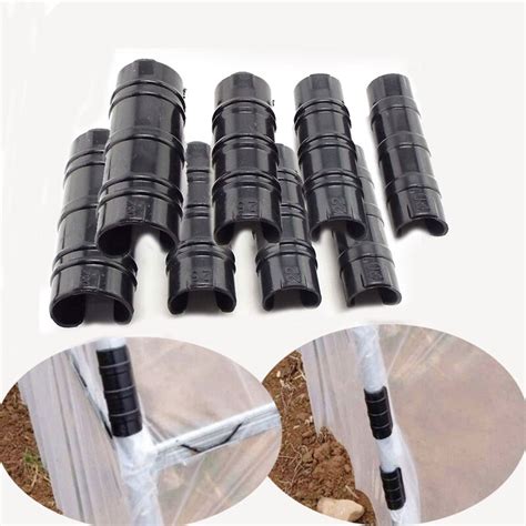 Greenhouse Plastic Black Snap Clamp For Pvc Pipe Greenhouse Frame Pipe