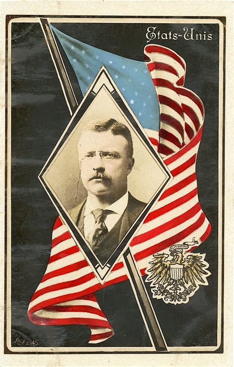 Lot Antique Vintage Postcard President Roosevelt