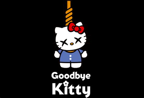 Goodbye Kitty Gatos Hola Aviso