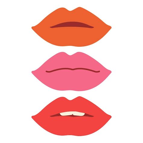 Premium Vector Mouth With Tongue Sticking Out Lips Blowing Pink And